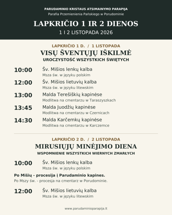 UROCZYSTOŚĆ WSZYSTKICH ŚWIĘTYCH